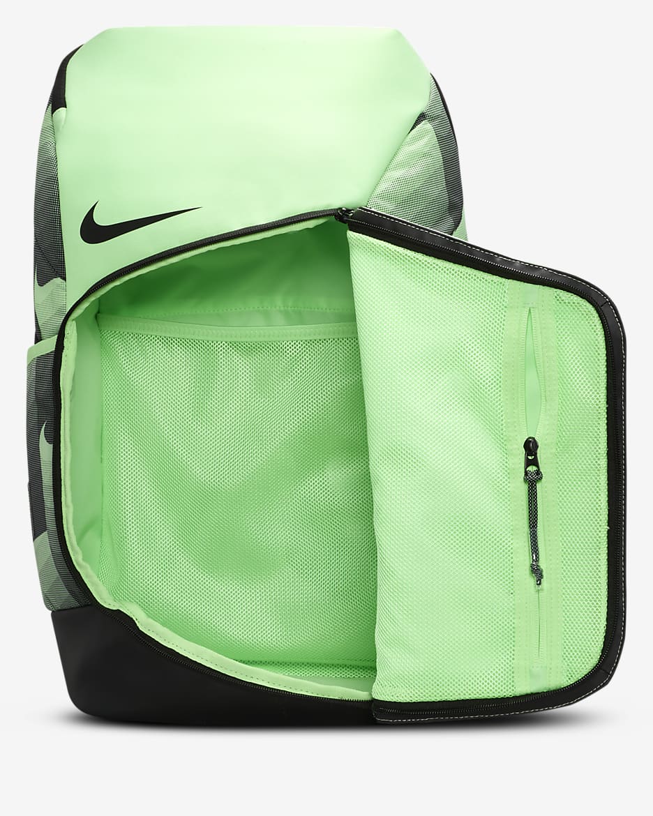 Neon green and black nike backpack hotsell